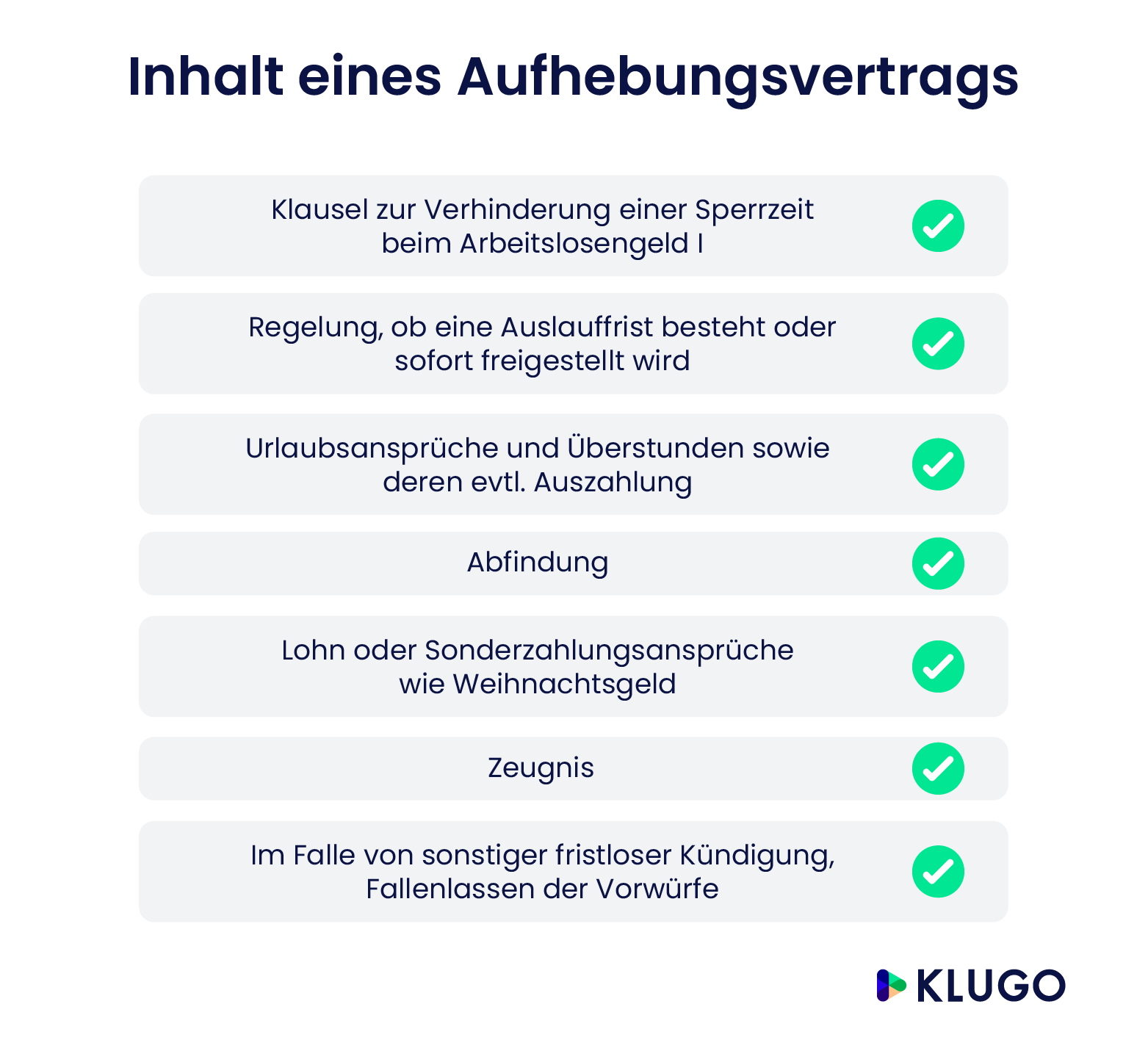 Was Ist Ein Aufhebungsvertrag? | KLUGO