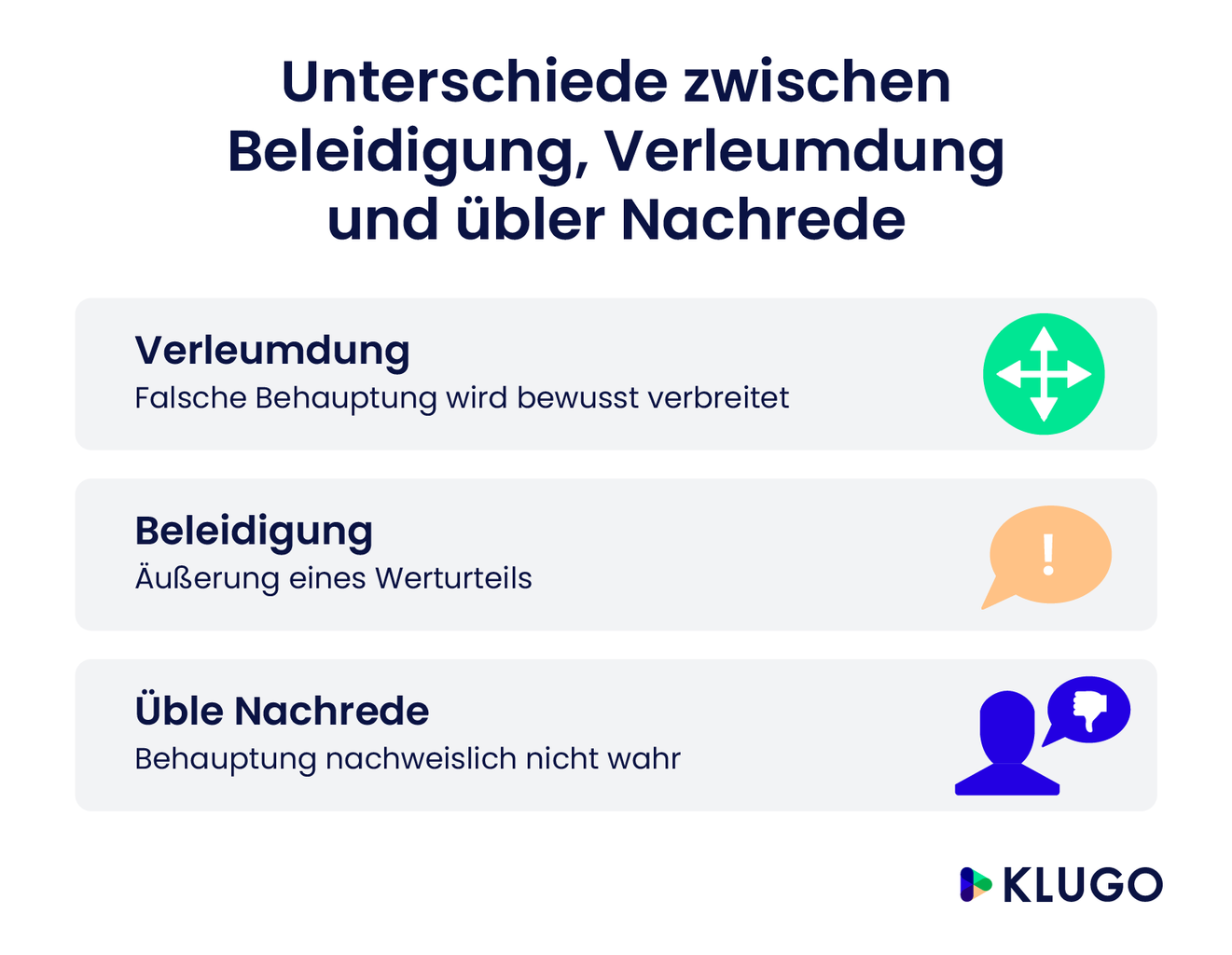 Üble Nachrede Welche Strafe droht? KLUGO Üble Nachrede Welche Strafe droht? KLUGO